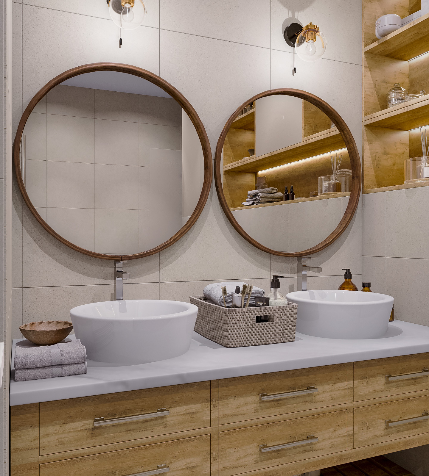 Светлая квартира в скандинавском стиле