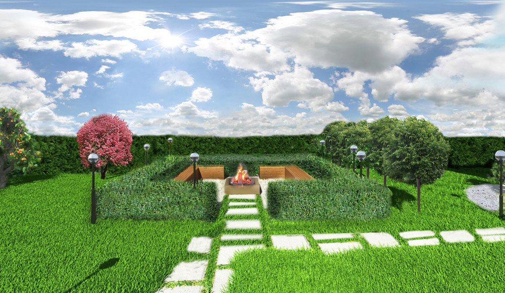 Ландшафтный проект 10 соток