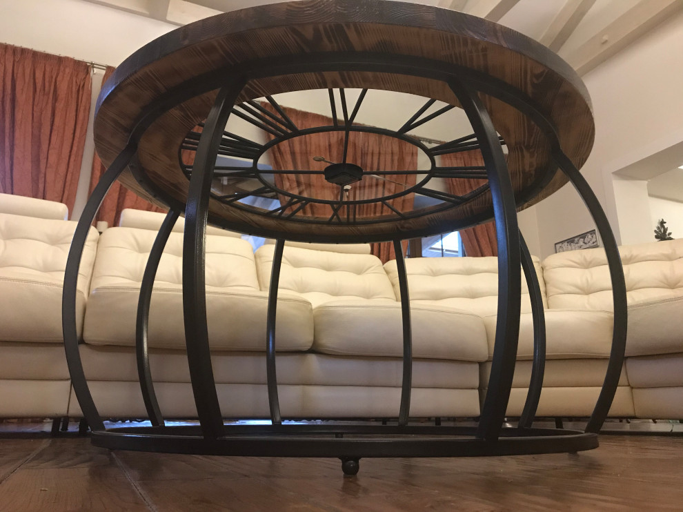 Столик "Лофт" с часами