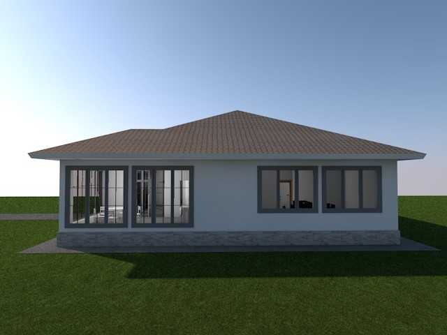 Проект 1-огоэтажного индивидуального жилого дома в г.Уфа