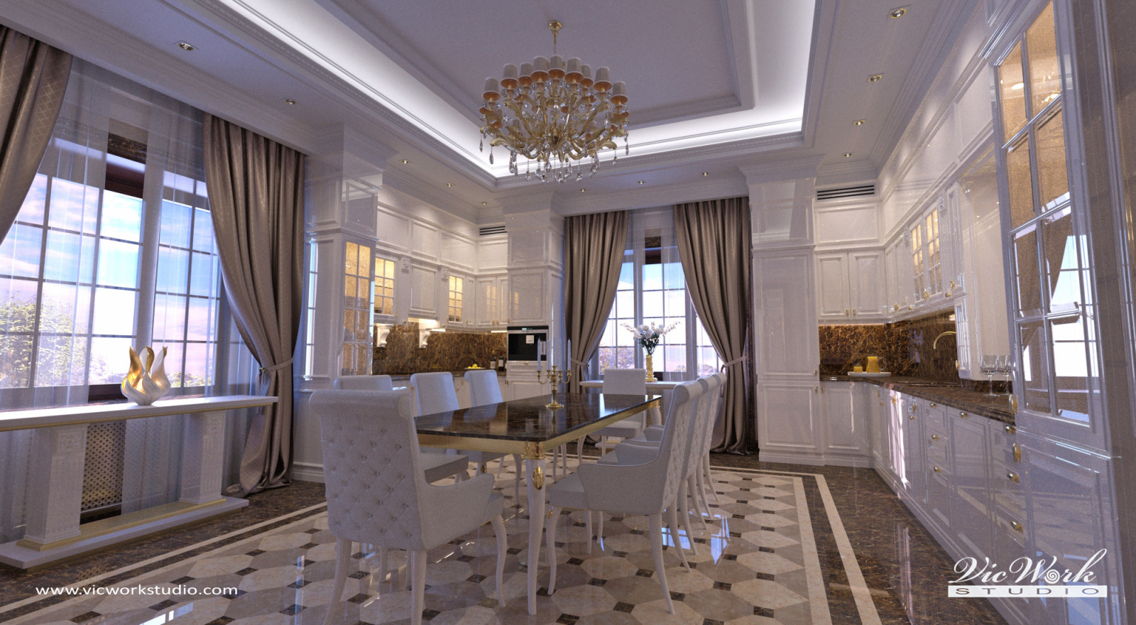 Dining room. H Residence