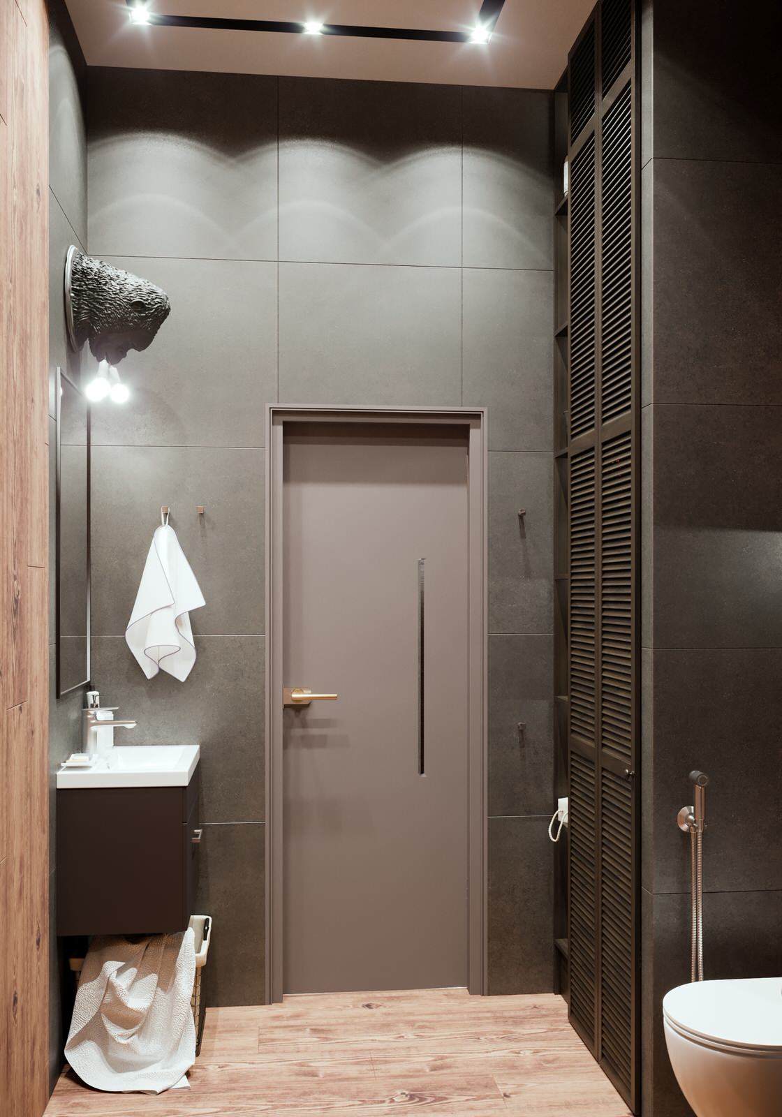 Проект интерьера трехкомнатной квартиры в Москве