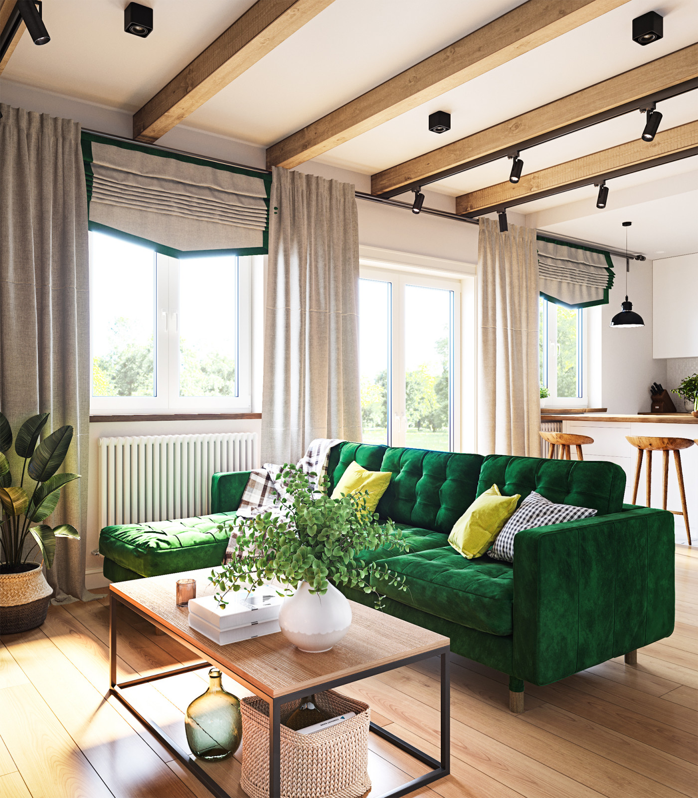 Интерьер уютного дома в Москве