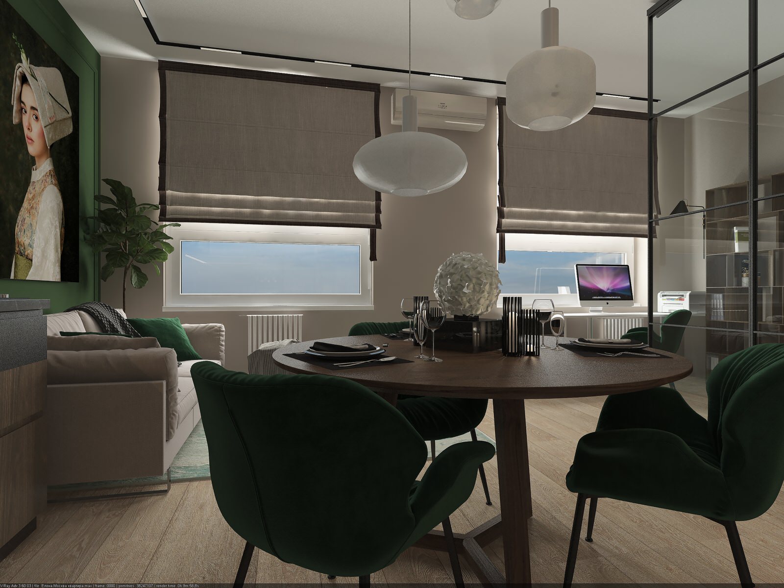 Интерьер в цвете лета.