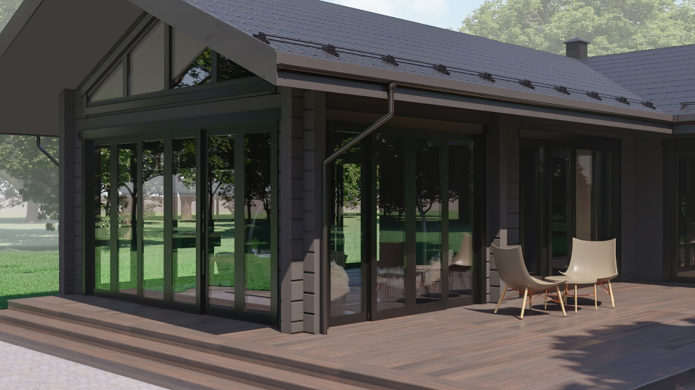 Уютная баня в современном исполнении