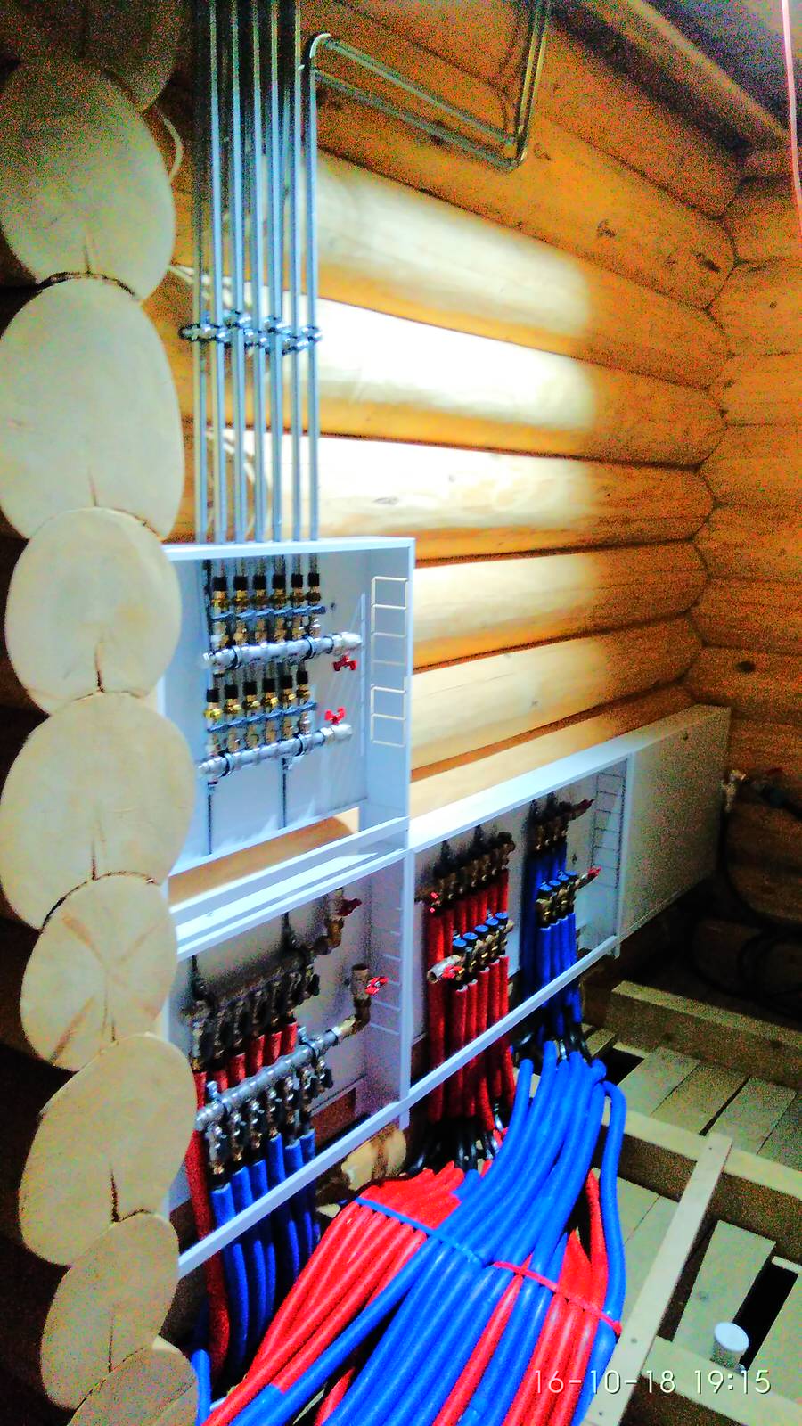 Обложка проекта: Отопление и водоснабжение в доме из бруса