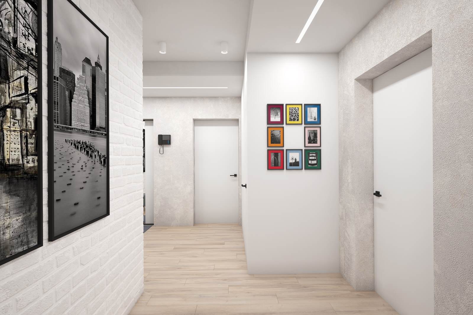 Квартира в стиле "лёгкий лофт". 70 кв.м.