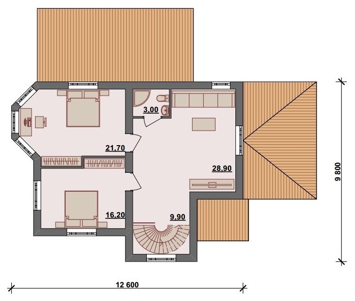 Жилой дом п.Молодежный