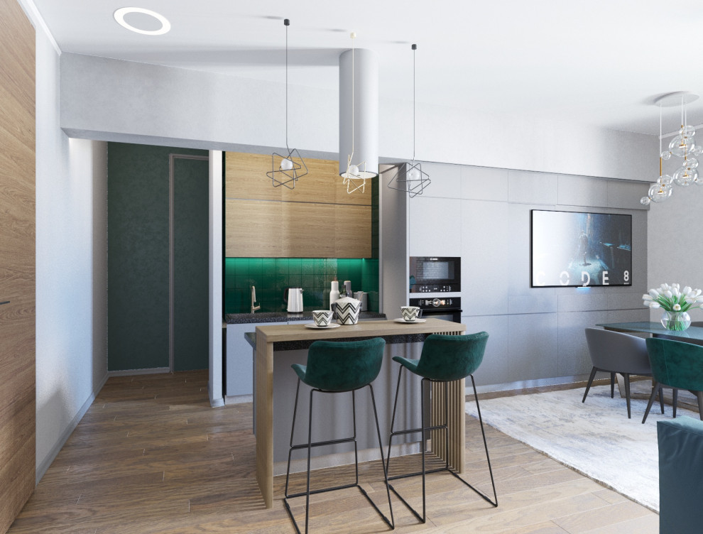 Современная квартира для молодожёнов