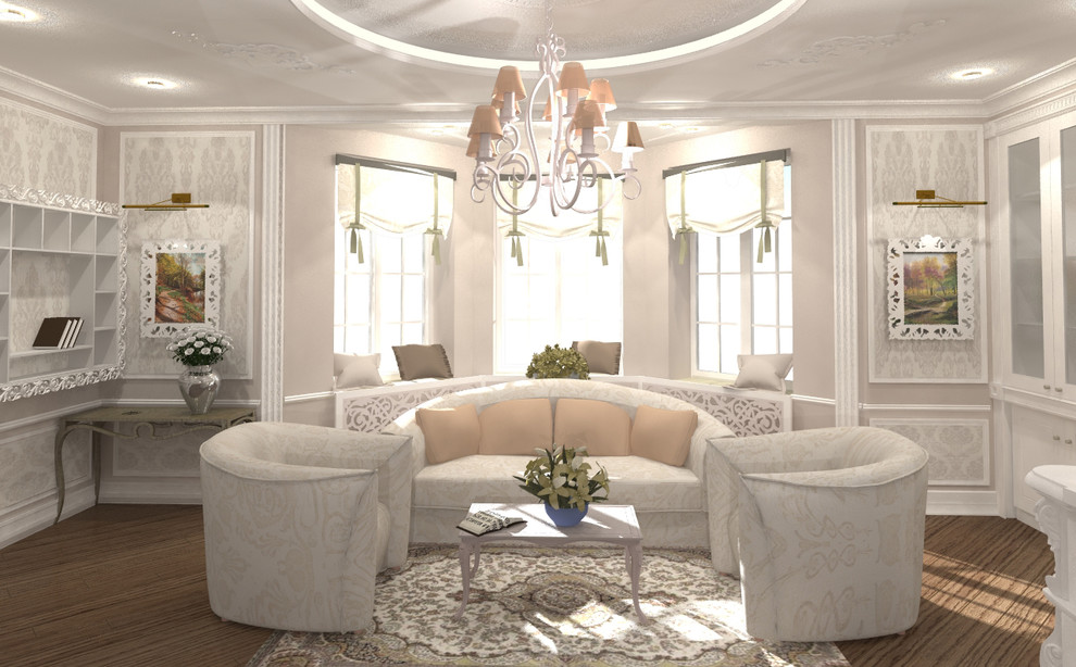 Гостиная в загородном доме