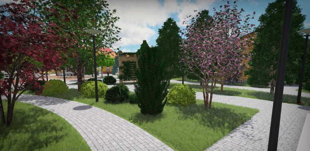 Проект гостиничного комплекса площадью 64 сотки