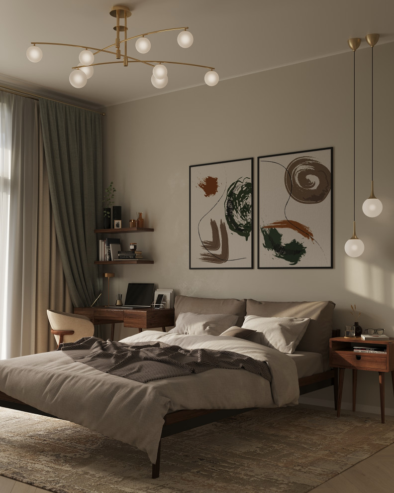 Обложка проекта: Спальня из проекта "Коммунарка - 1"