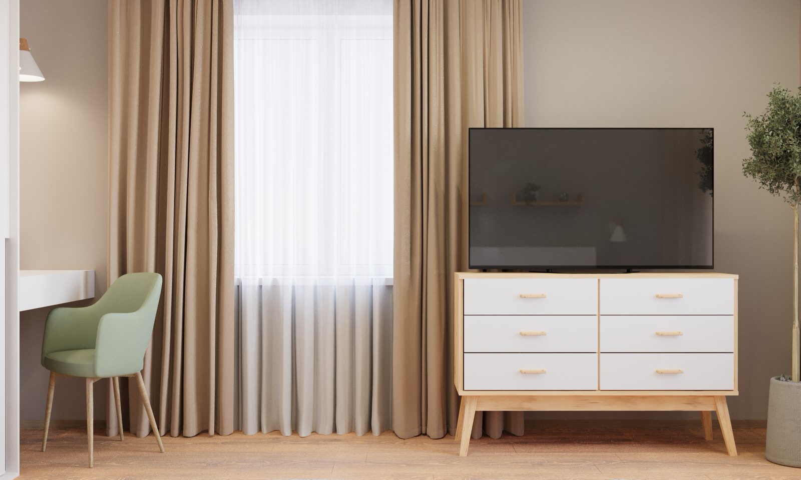 Дизайн проект в квартире с ремонтом от застройщика