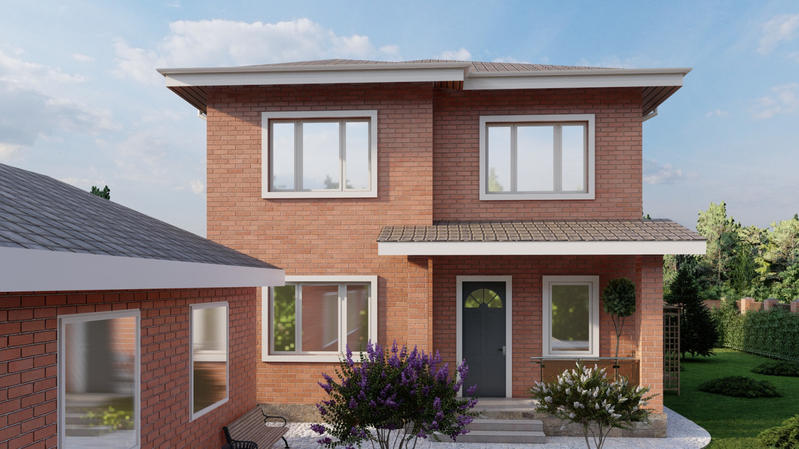 Двухэтажный дом 150 квм