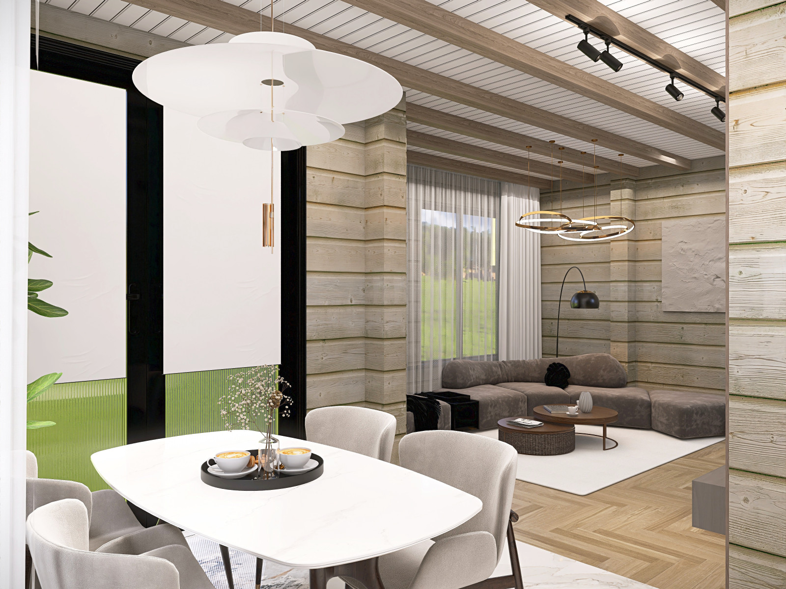 Кухня-гостинная