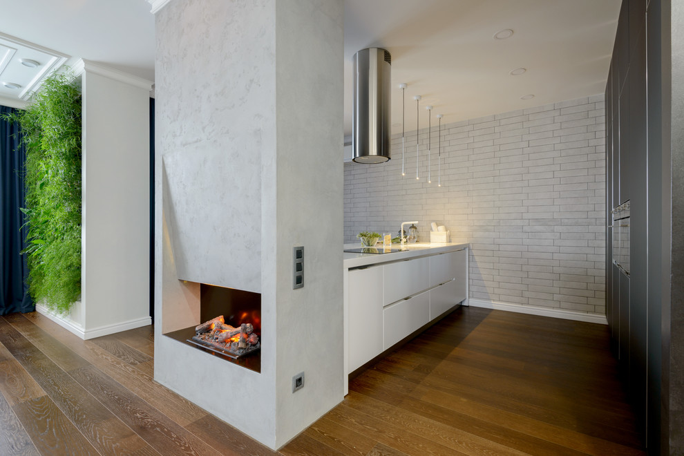 АРТ-БЕТОН в гостиной