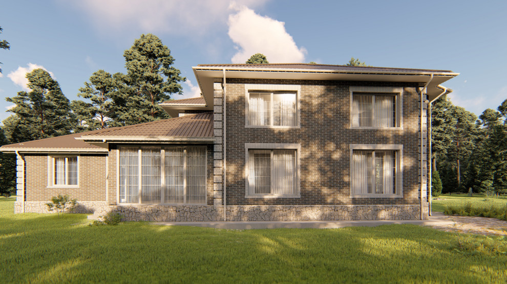 Дизайн фасадов индивидуального жилого дома