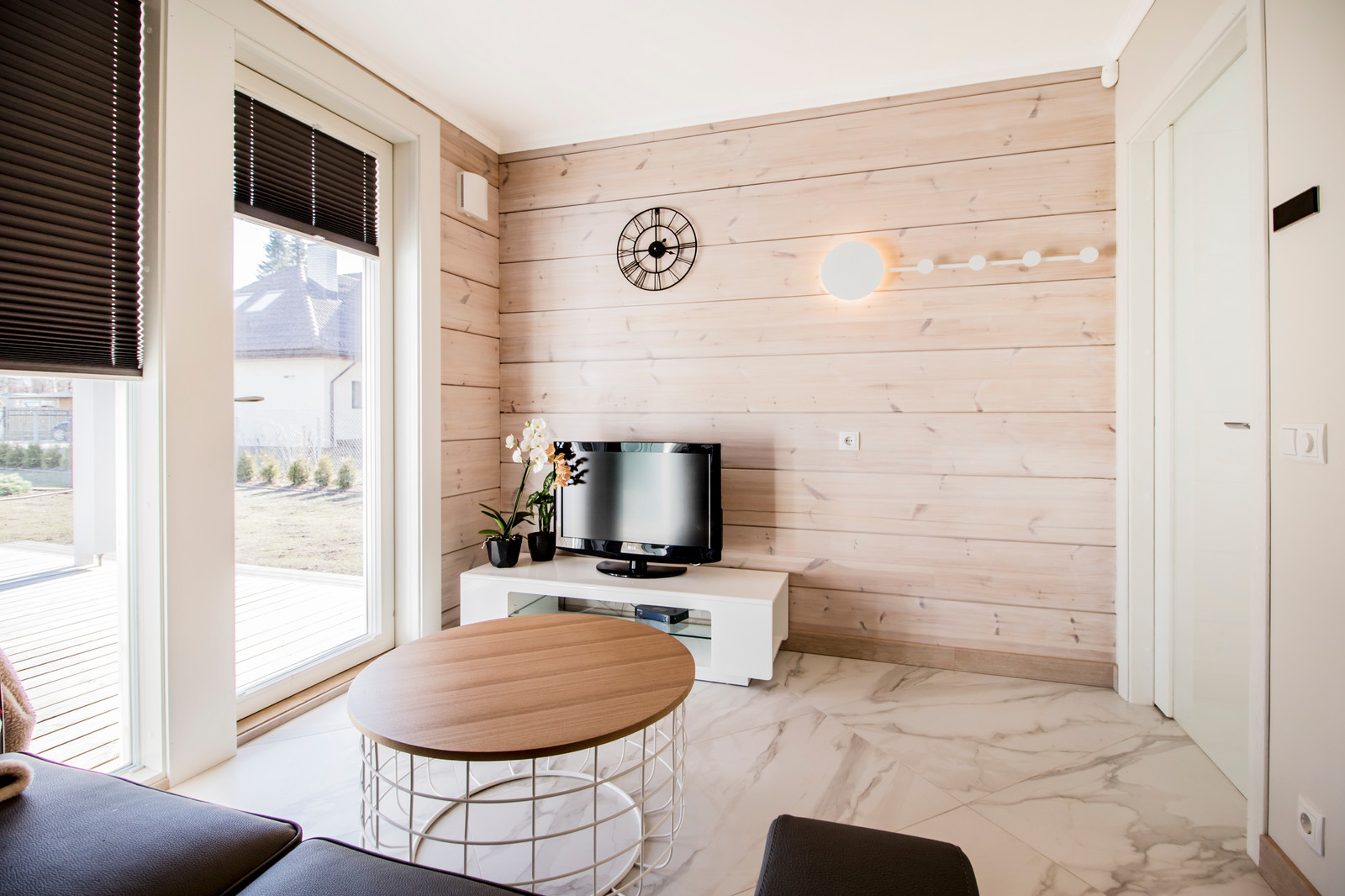 Inside a Wooden House