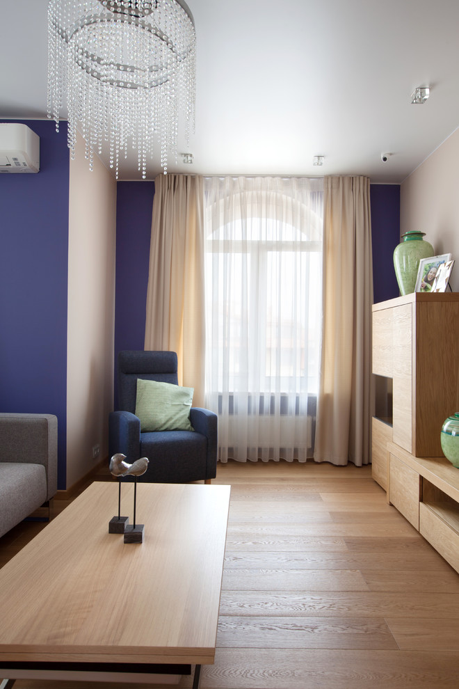 Квартира цвета ультрафиолет. Интерьер в цвете 2018 года.