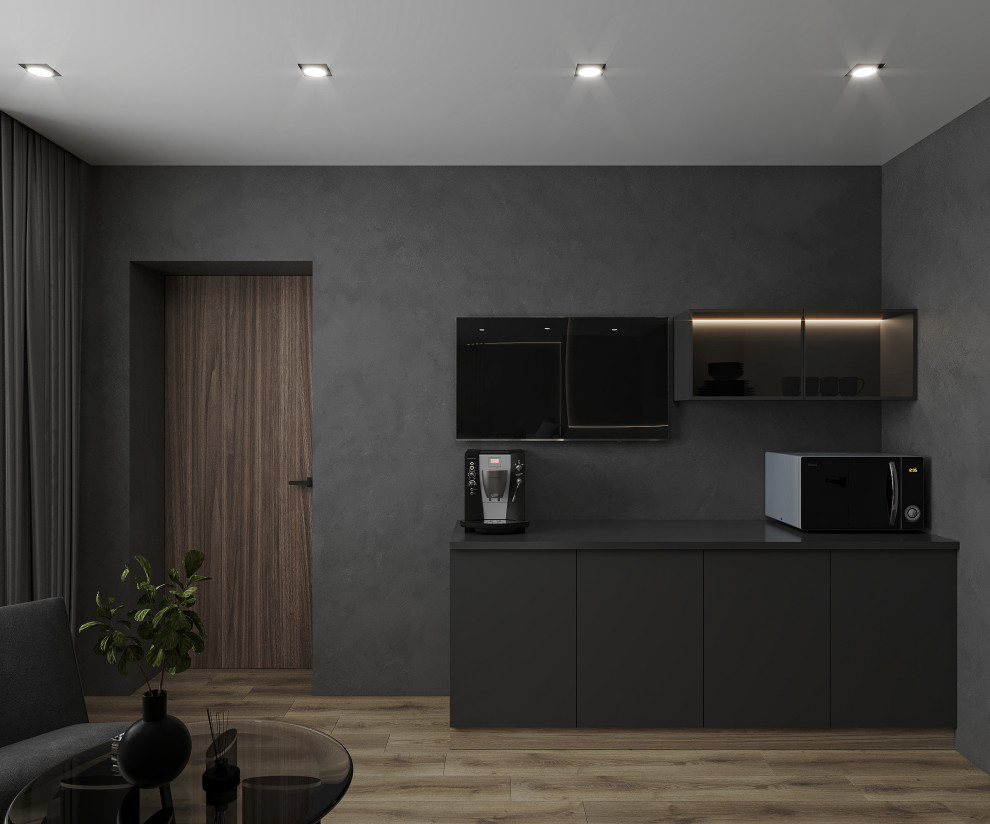 Дизайн-проект кабинета руководителя, зона отдыха  и санузла при кабинете