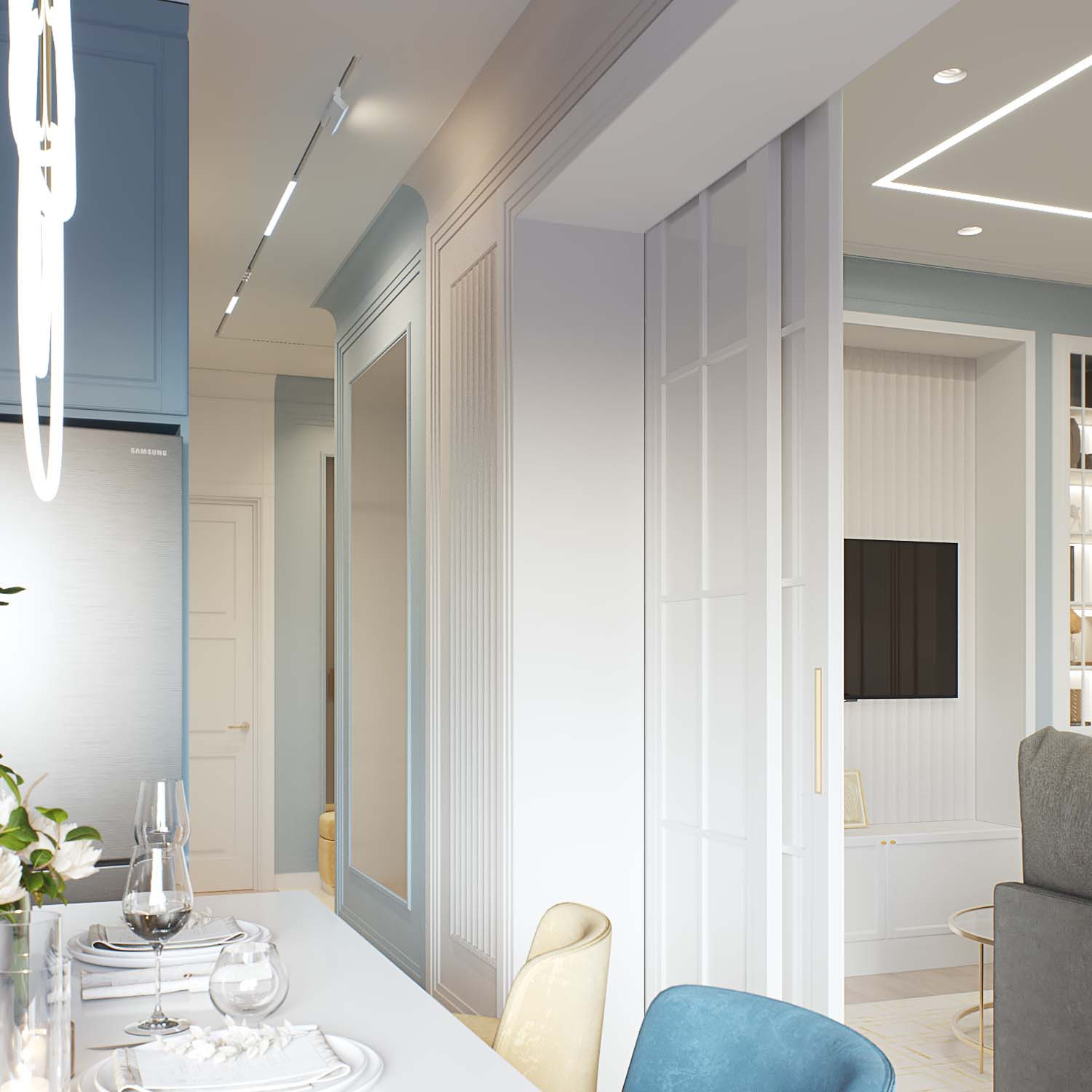 Дизайн проект квартиры в ЖК "Headliner"