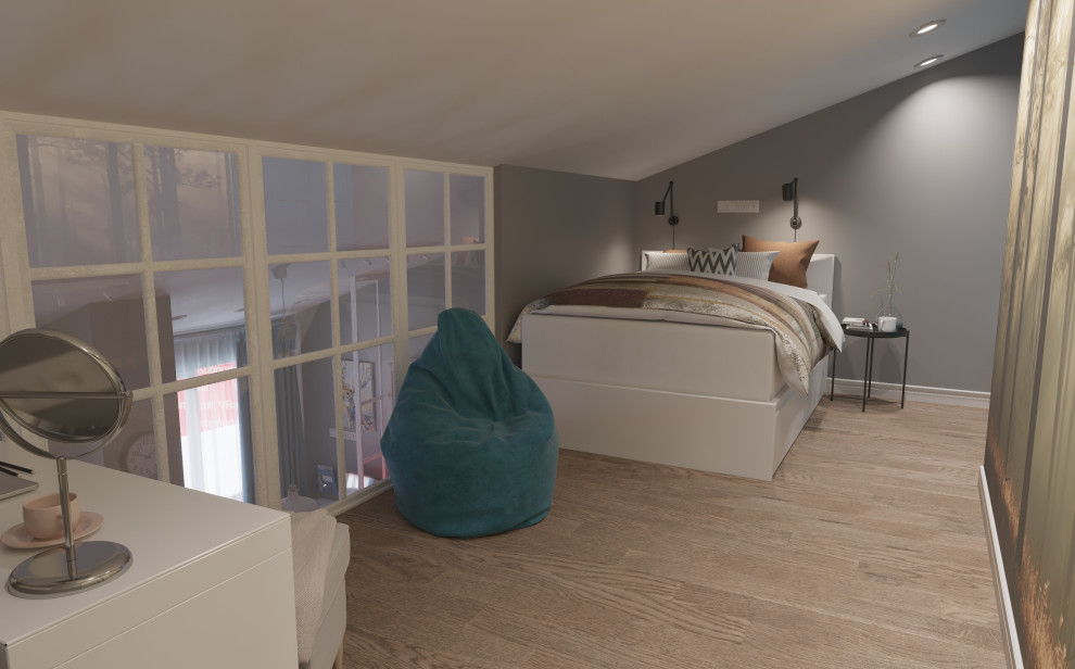 Типовой проект мансардной квартиры в ЖК"Театральный парк"