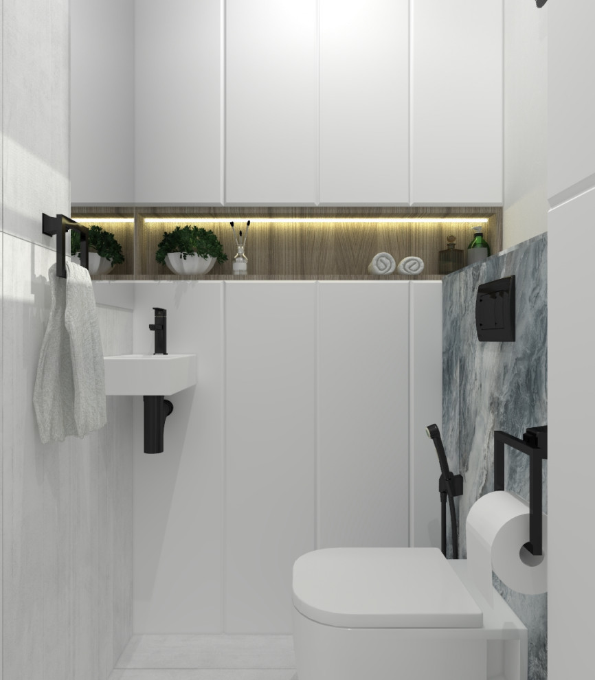 ДОМ В РОСЛАВЛЕ В СИНИХ ОТТЕНКАХ