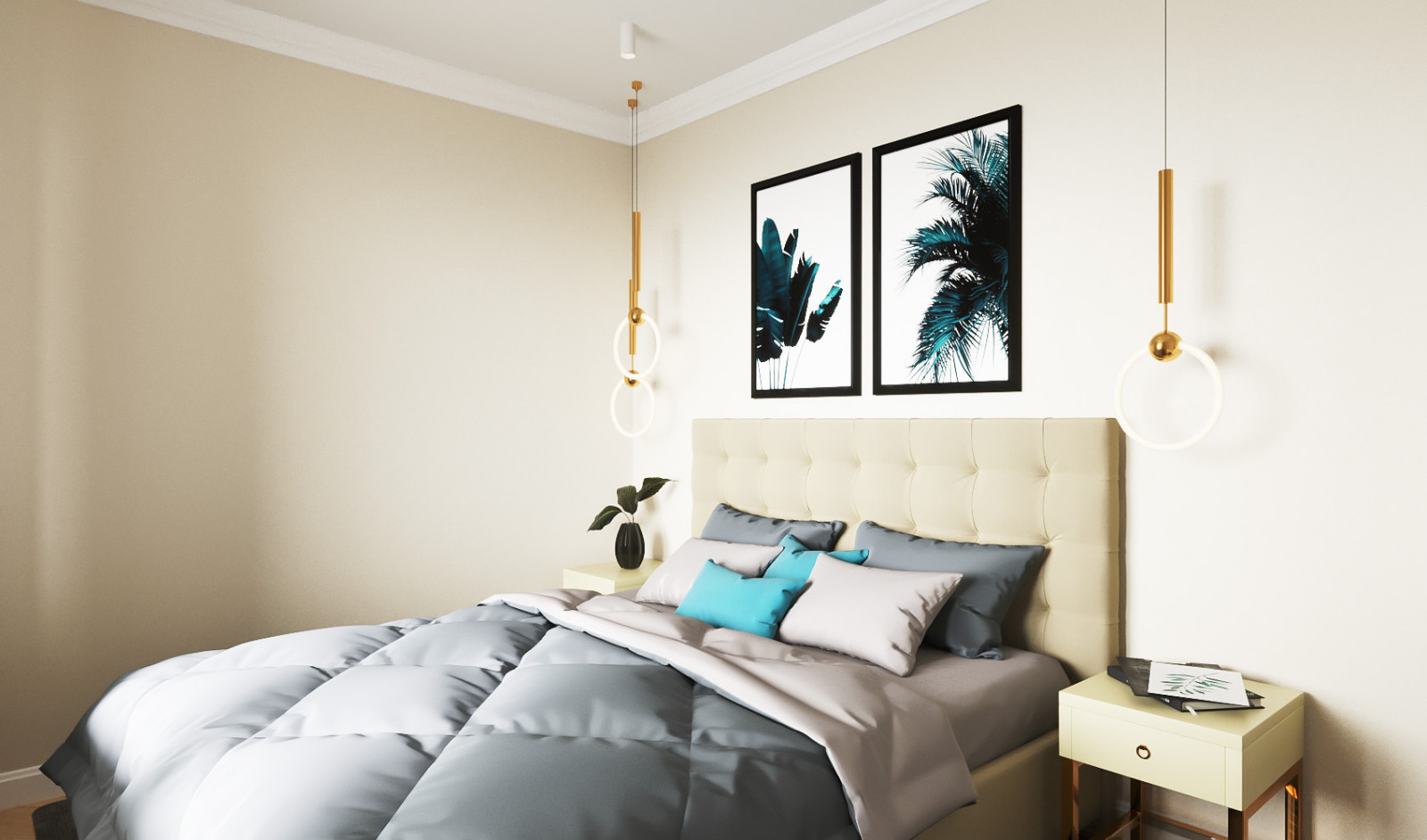 Светлая спальня