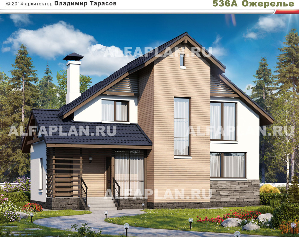 ШАЛЕ - дома с двухскатной кровлей