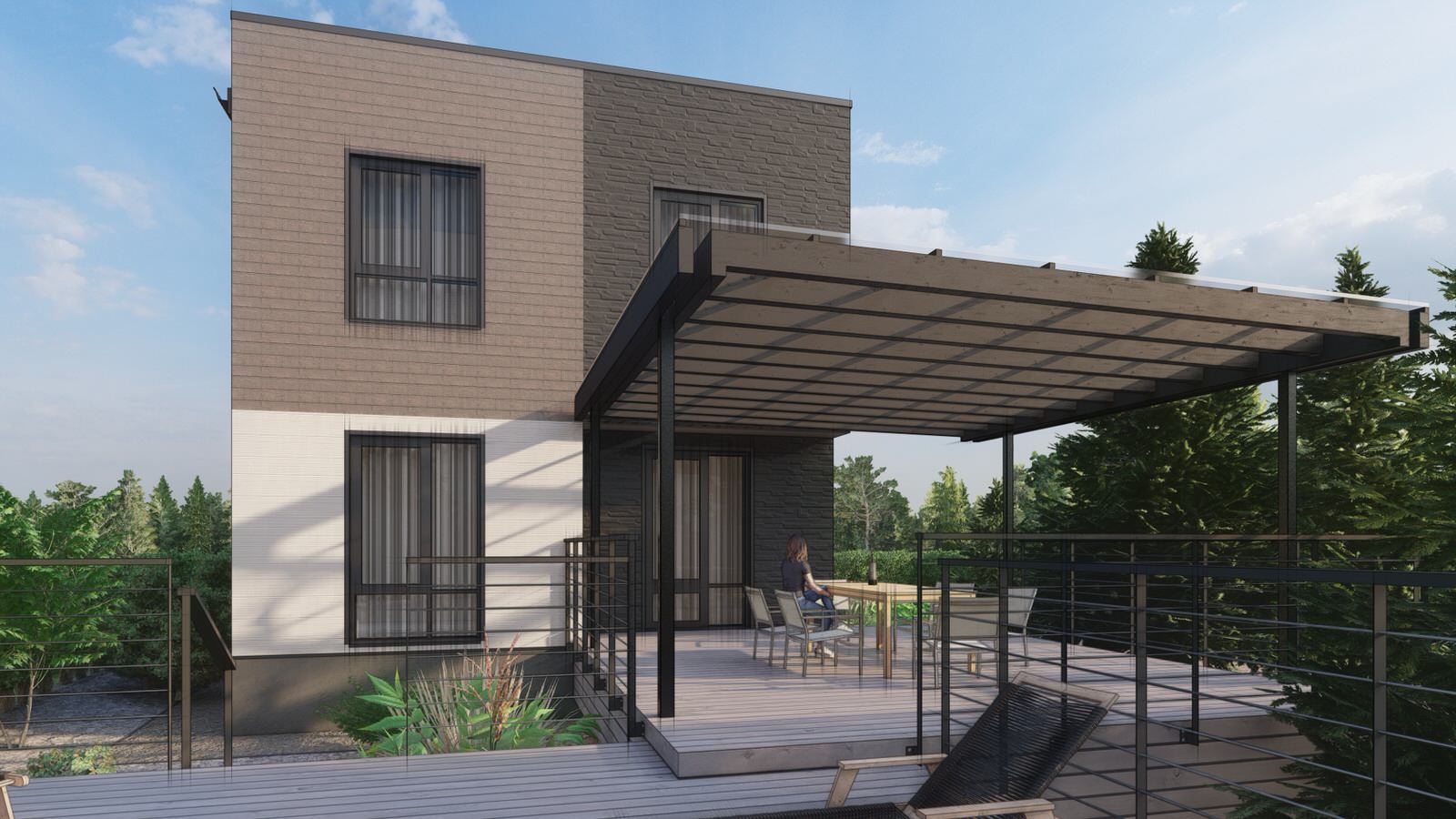 Благоустройство участка в коттеджном поселке Литл Токио, г. Казань