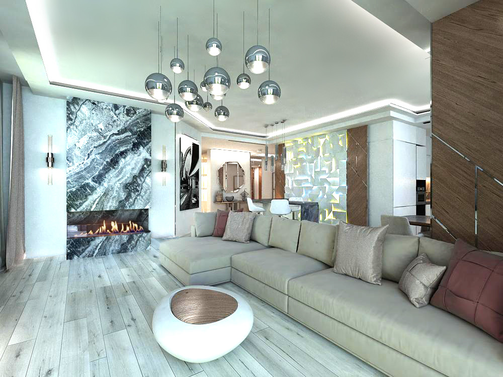 Дизайн квартиры 200 кв.м