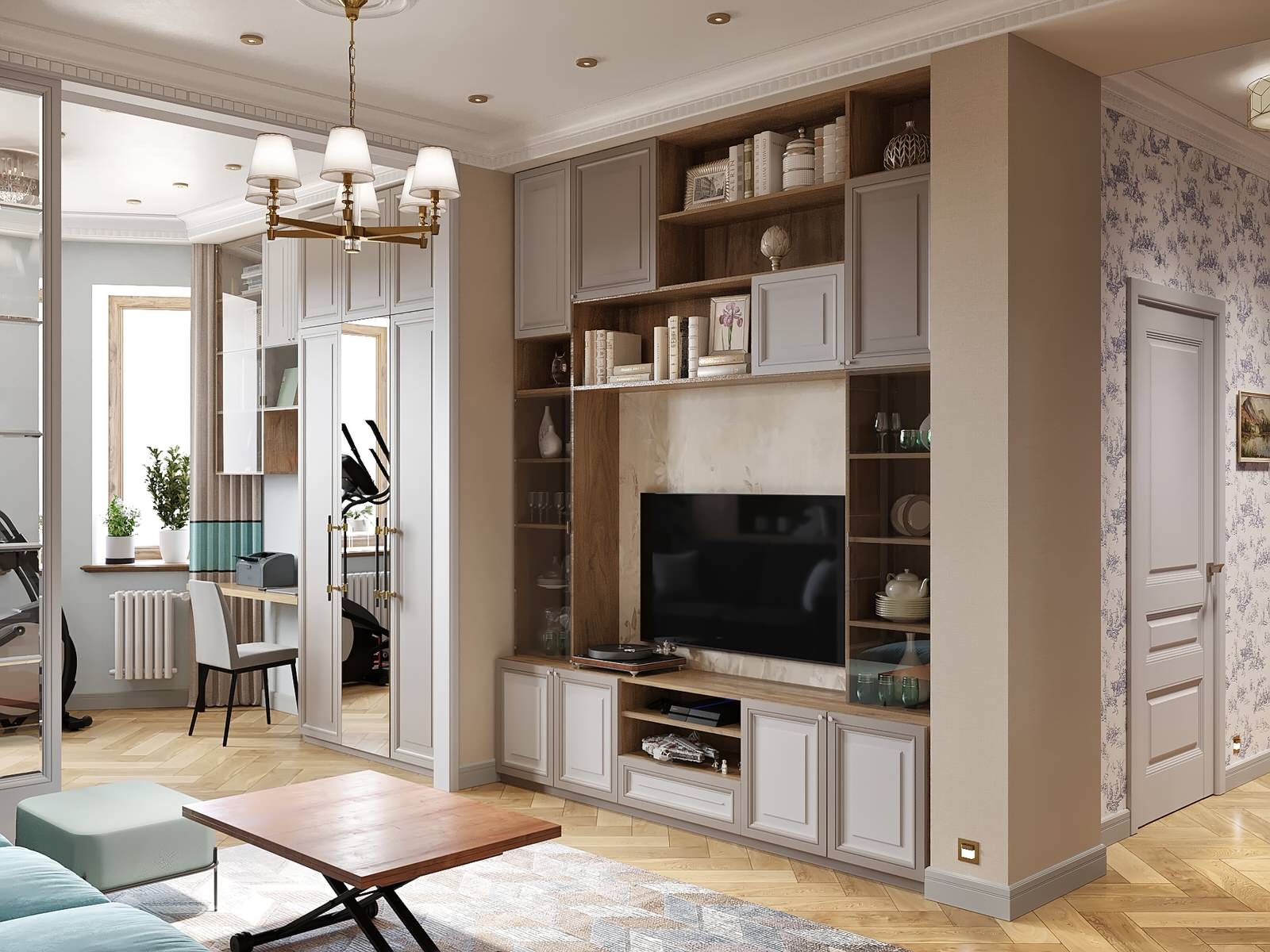 Трехкомнатная квартира на Ленинградском шоссе