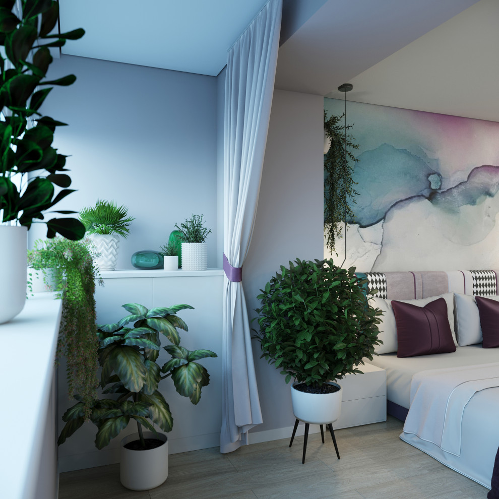 Зелёная спальня