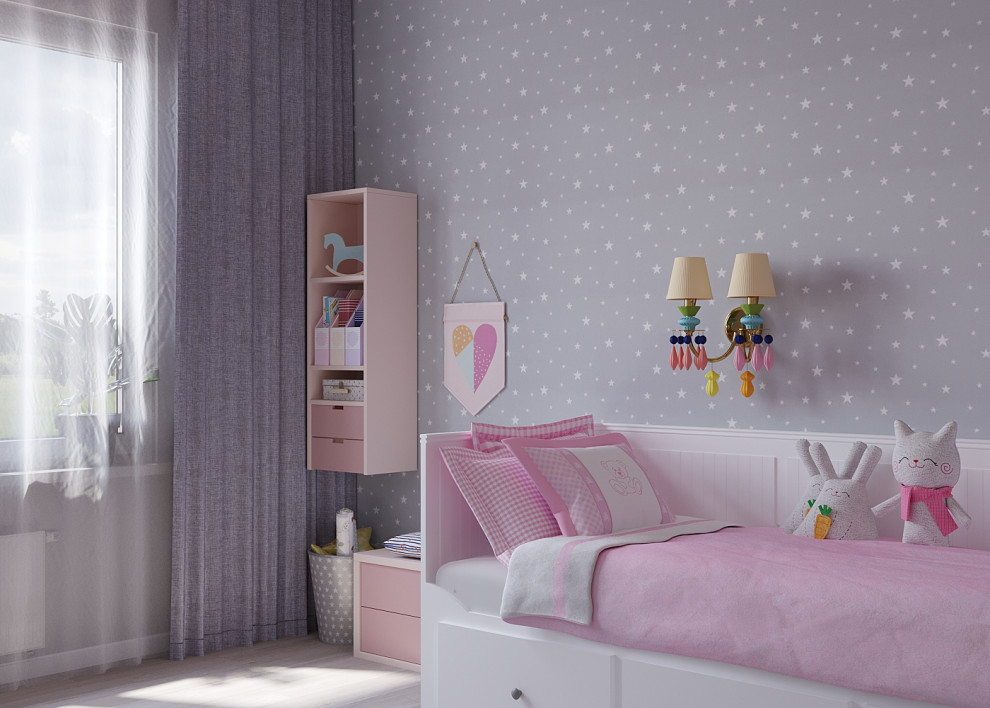 Обложка проекта: Детская для двоих девочек