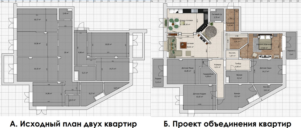 Пятикомнатная квартира на ул. Маршала Тухачевского, Москва