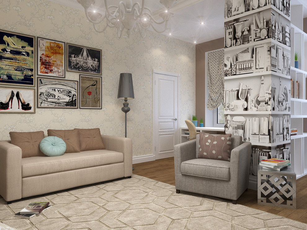 Коттедж в Пестово, детская комната для девушки