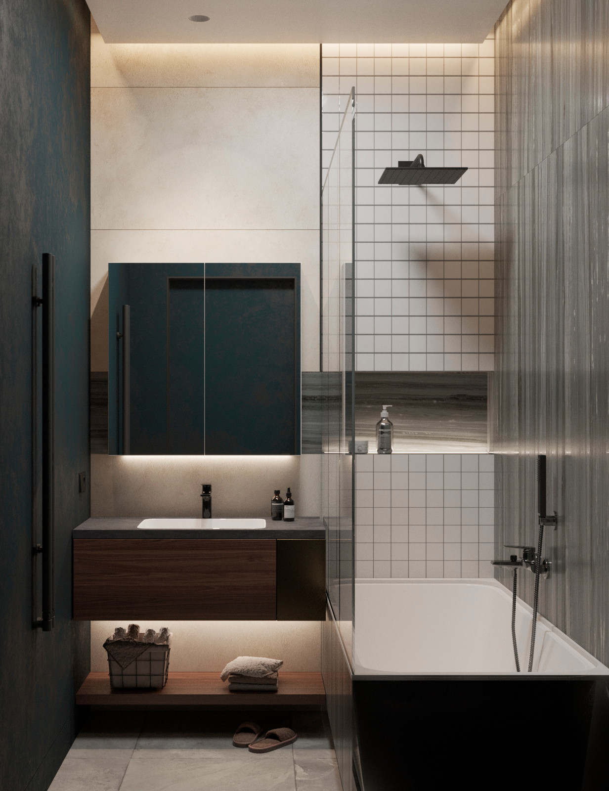 ЖК Фестиваль парк в темных тонах