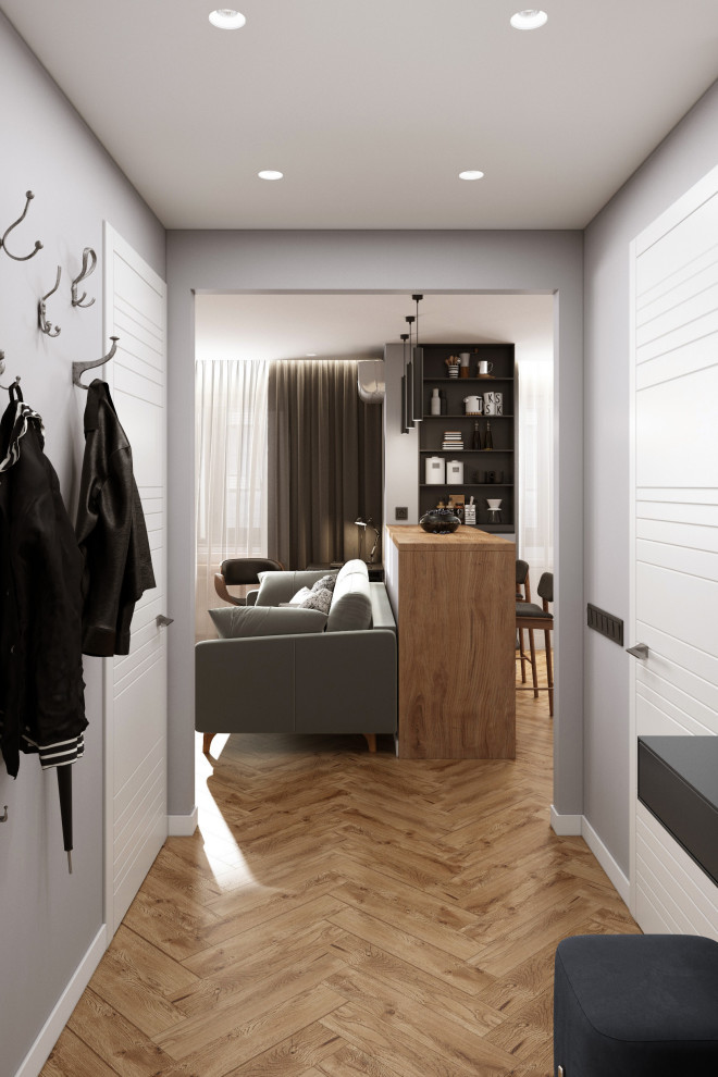 Минималистичная современная гостиная