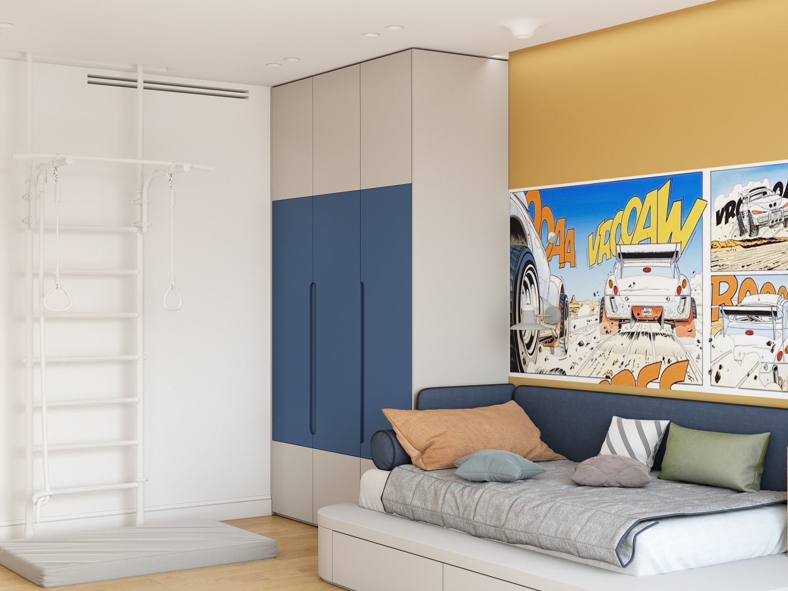 Дизайн интерьера четырехкомнатной квартиры в г. Москва