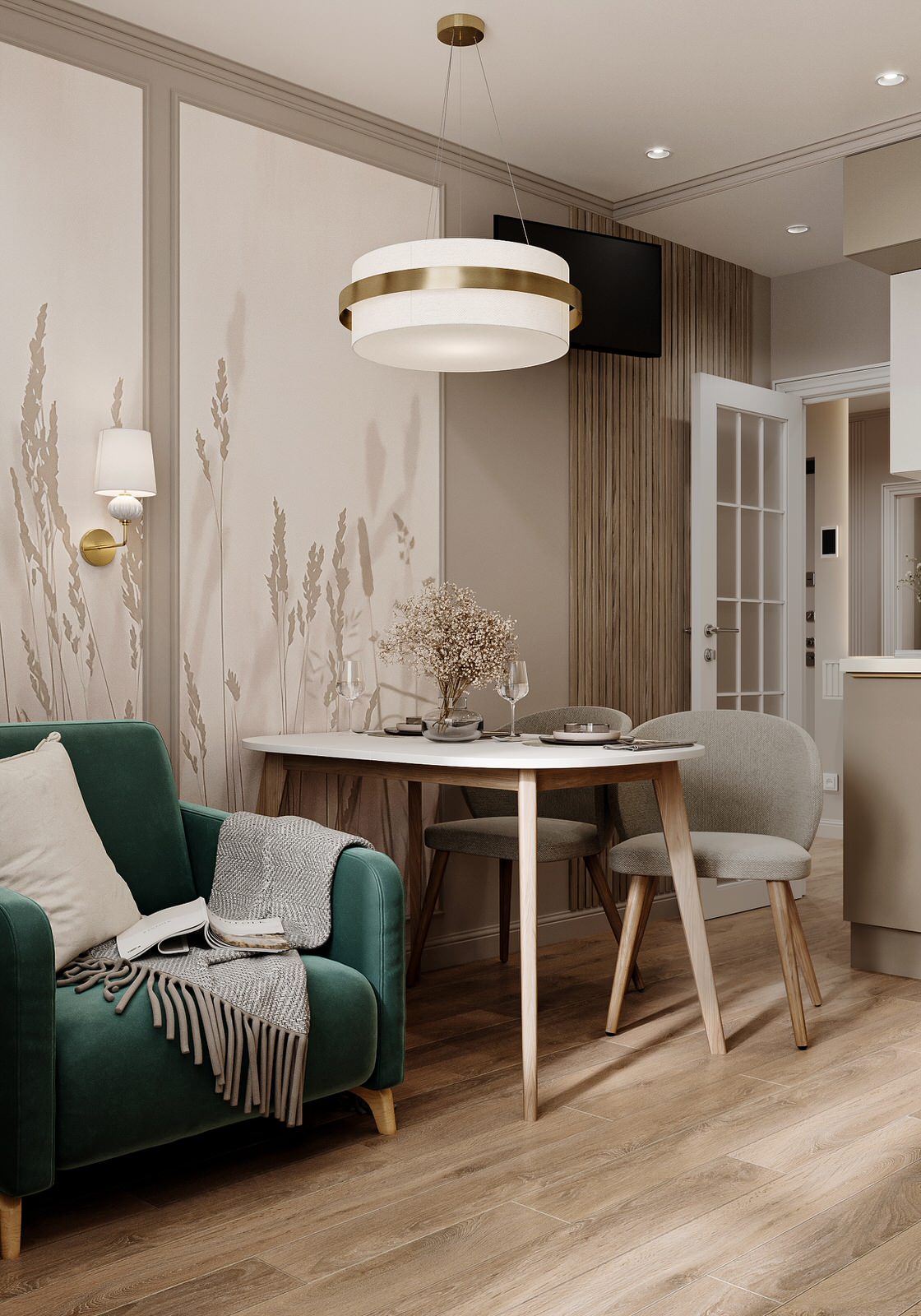 Интерьер квартиры в ЖК "Все свои"