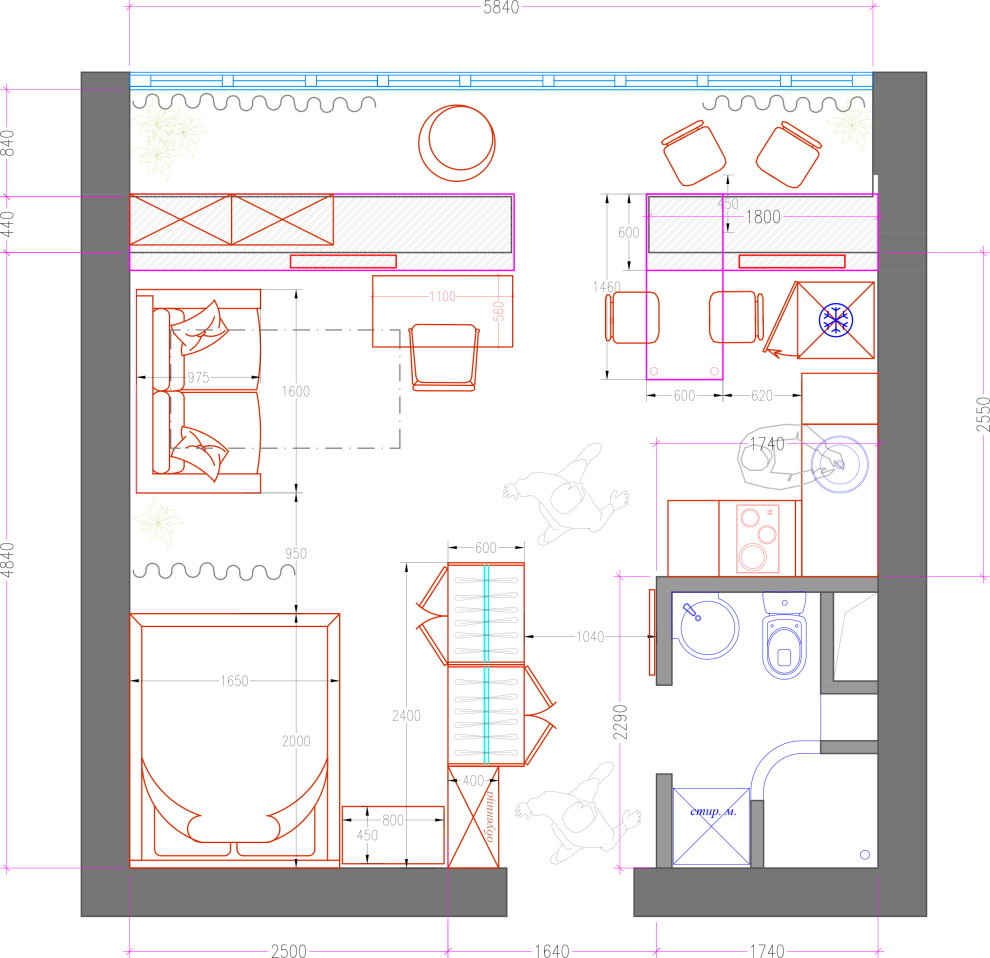 Квартира для холостяка м.Динамо