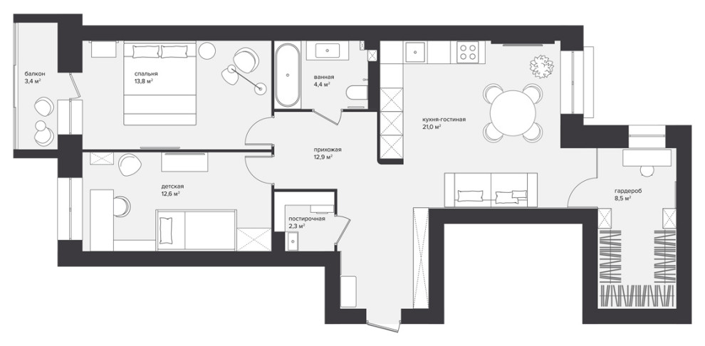 Квартира на ул. Клубной