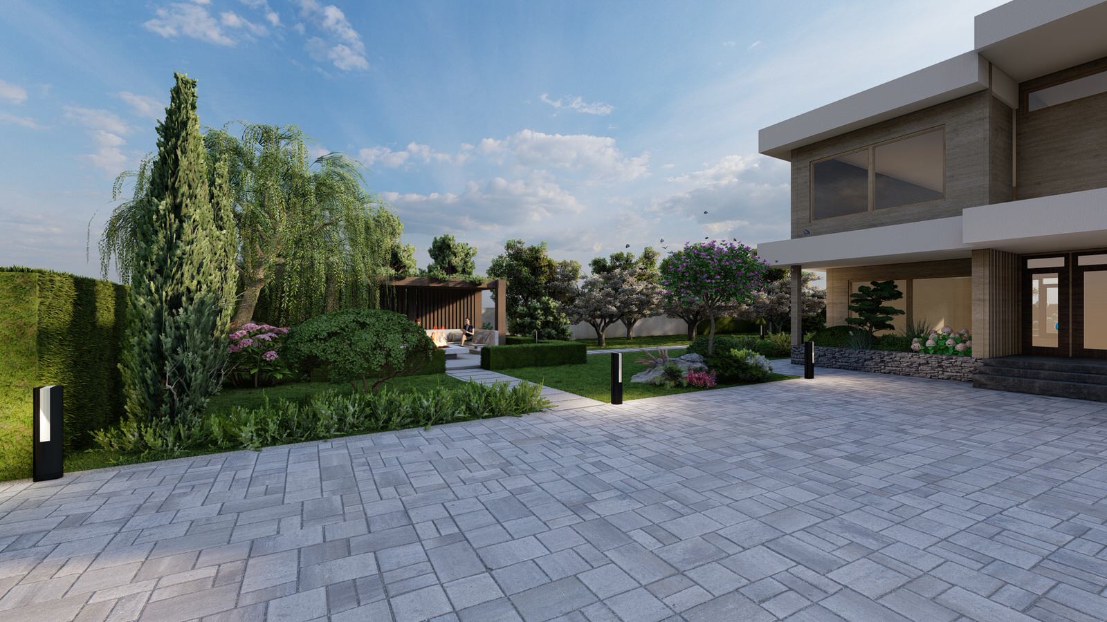 Сад "Многоликий". КП Райт Вилладж