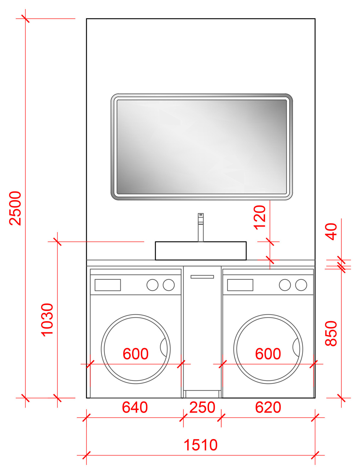 Санузел в бирюзовых тонах. Москва