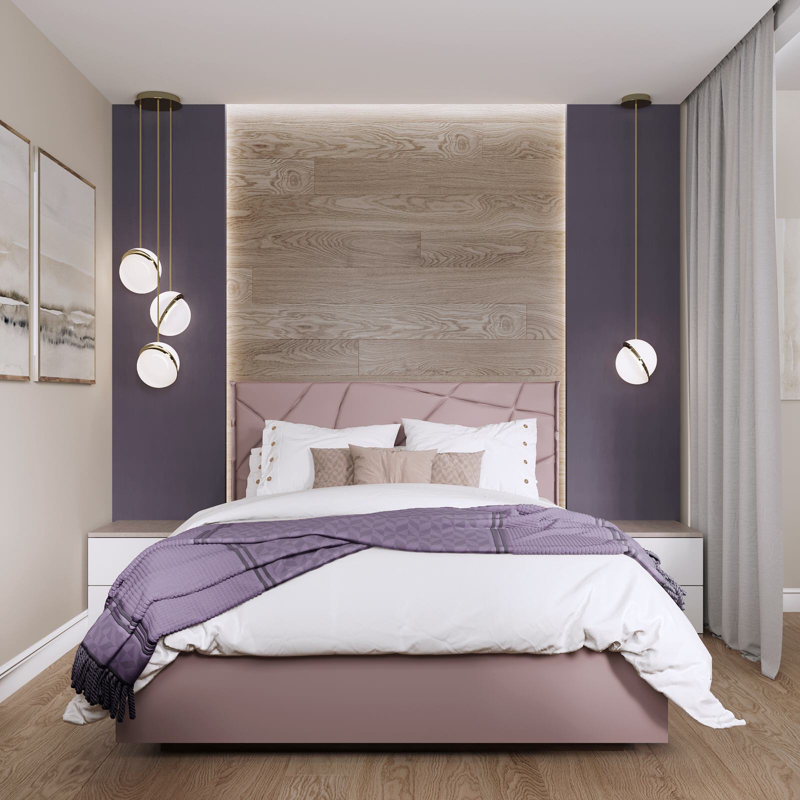 Нежная комната для молодой девушки