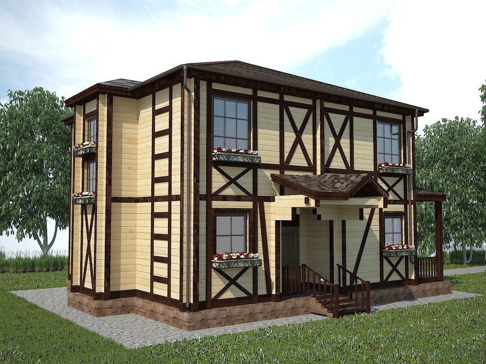 Фасады реревянного дома