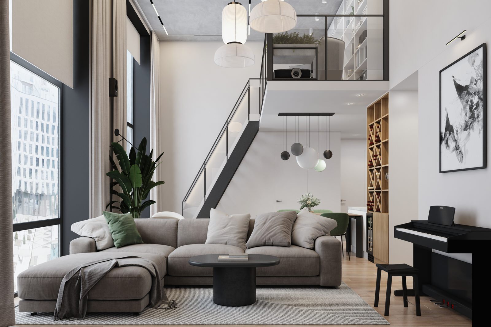 Квартира 108 кв.м. с антресолями в ЖК Событие