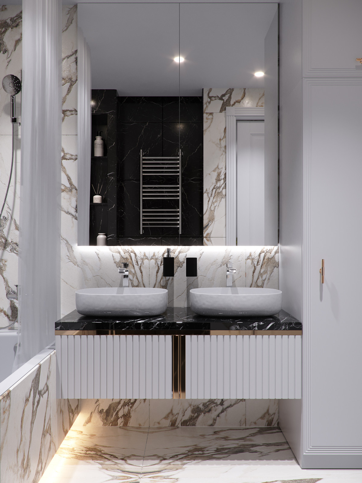 2х комнатная квартира в стиле современной классики