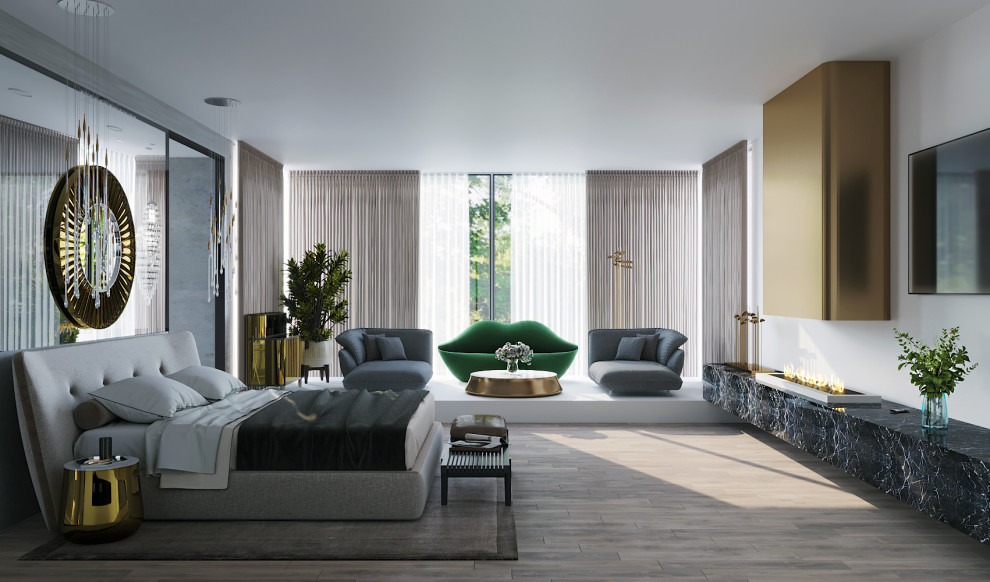 Обложка проекта: мебель Scarlet Splendour в интерьере.