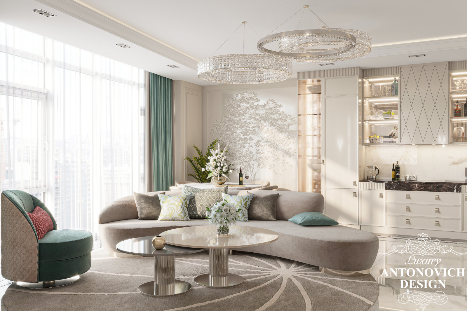 Обложка проекта: Авторский проект квартиры в ЖК "Busov Hill"